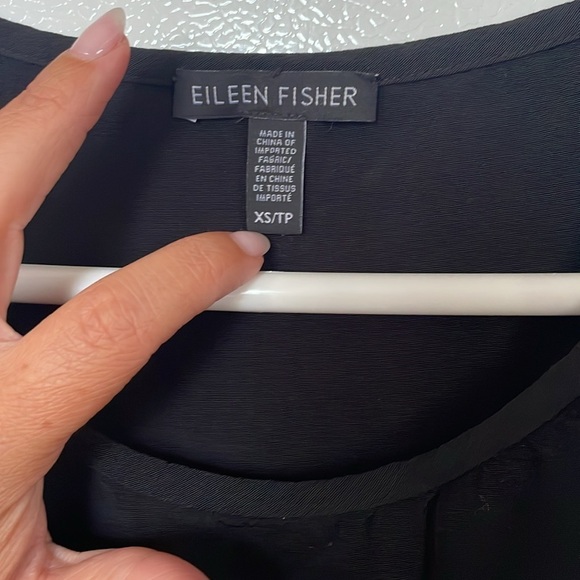 Eileen Fisher XS Classic Black Tank Top - Picture 3 of 6